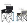 Portable 38 Inch Oversized High Camping Fishing Folding Chair