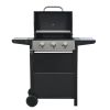 Propane Grill 3 Burner Barbecue Grill Stainless Steel Gas Grill