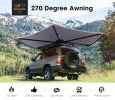 San Hima 270 Degree Free-Standing Awning 600D Double-Ripstop Oxford 4X4 UPF50+