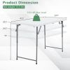 3-Level Height Adjustable Folding Table