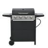 Propane Grill 4 Burner Barbecue Grill Stainless Steel Gas Grill