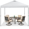 10 x 10 Feet Foldable Outdoor Instant Pop-up Canopy with Carry Bag