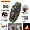 14in1 Outdoor Emergency Survival Gear Kit Camping Hiking Survival Gear Tools Kit Survival Gear And Equipment, Outdoor Fishing Hunting Camping Accessor