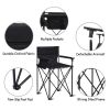 Portable 38 Inch Oversized High Camping Fishing Folding Chair