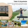 11.5 X 11.5 FT Pop-up Screen House Tent with Portable Carrying Bag