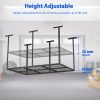 4 ft. x 6 ft. Overhead Garage Storage Rack Heavy Duty Metal Garage Ceiling Storage Racks