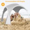 11  x 11 Feet Patio Sun Shade Shelter Canopy Tent Portable UPF 50+ Outdoor Beach