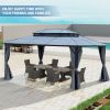 Double Roof Sunshade Gazebos (Powder Coated)-kk outdoor