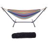 Free shipping  Hammock & Steel Frame Stand Swing Chair Home/Outdoor Backyard Garden Camp Sleep YJ