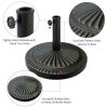 Patio Heavy-Duty Outdoor Stand Bronze Umbrella Base